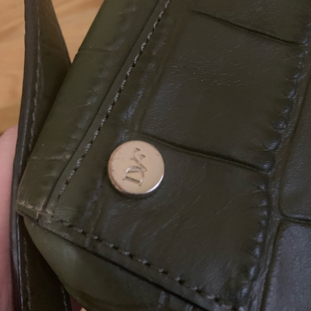 Diane von Furstenberg Green Leather Bag - Picture 5 of 8